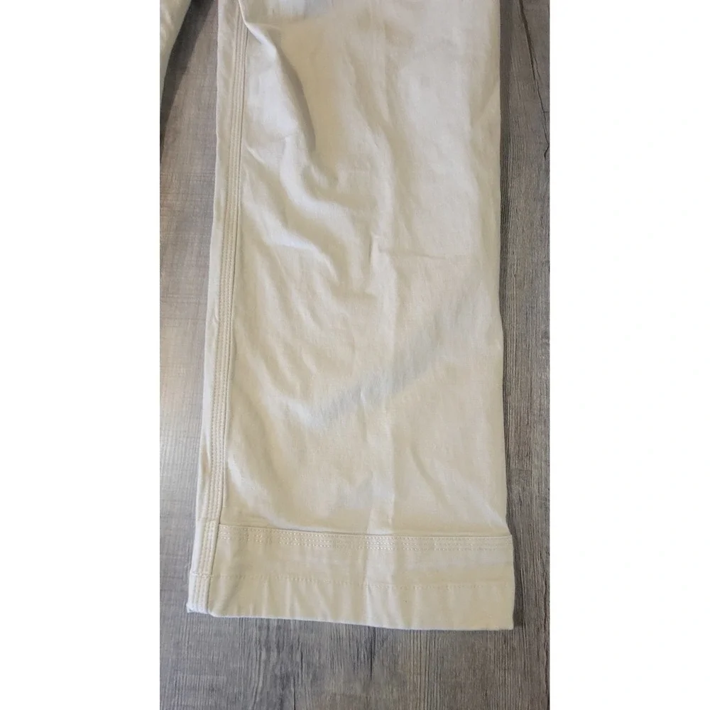Duluth Trading Co Mens 36x30 Trim Fit Beige Flex Ballroom Khakis Chino Pants EUC
